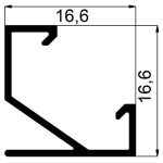 профиль светодиодный угловой